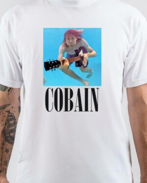 Kurt Cobain White T-Shirt