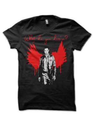 What Do You Desire Lucifer Black T-Shirt5