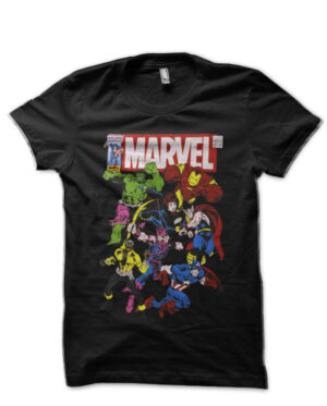 Marvel Avengers Black T-Shirt