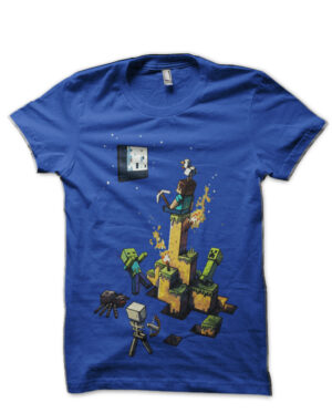 Minecraft Royal Blue T-Shirt