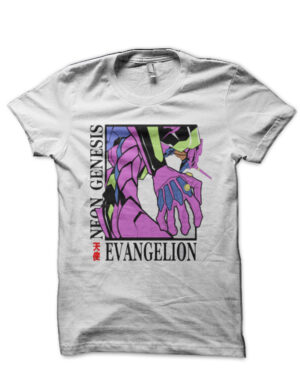 Neon Genesis Evangelion White T-Shirt