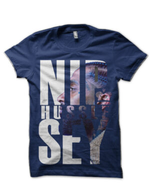 Nipsey Hussle Navy BlueT-Shirt