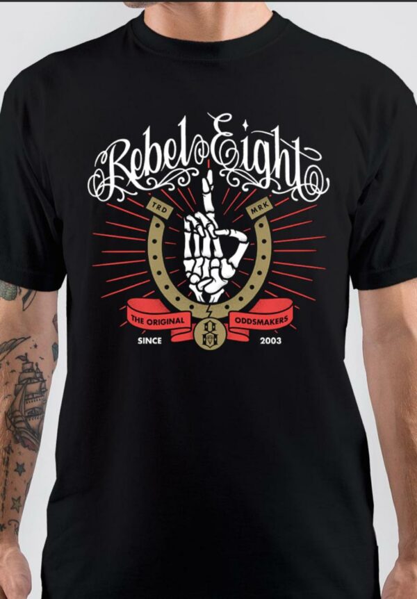 Rebel Eight Black T-Shirt