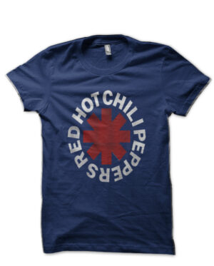 Red Hot Chili Peppers Navy Blue T-Shirt