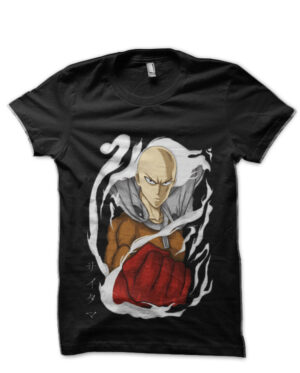 Saitama Black T-Shirt