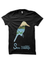 Save Wildlife Black T-Shirt