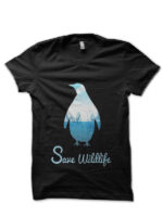 Save Wildlife Black T-Shirt