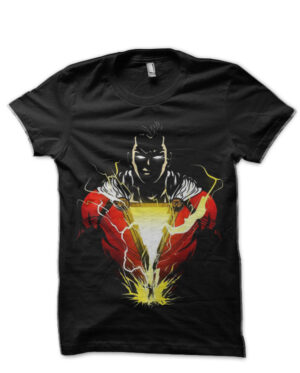 Shazam Black T-Shirt