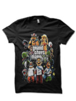 Supermario GTA Black T-Shirt