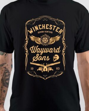 Supernatural Wayward Sons Black T-Shirt
