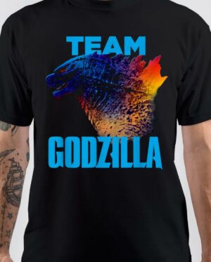 Team Godzilla Black T-Shirt