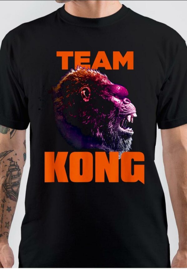Team Kong Black T-Shirt