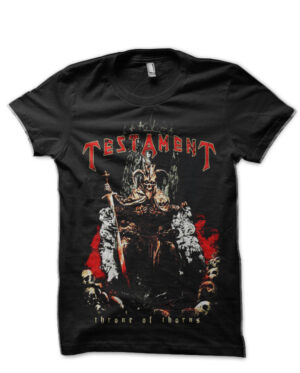 Testament Throne Of Throns Black T-Shirt