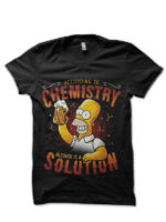 The Simpsons Black T-Shirt