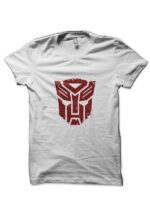 Transformers Autobots White T-Shirt