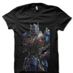 Transformers Optimus Prime Black T-Shirt