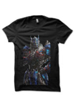 Transformers Optimus Prime Black T-Shirt