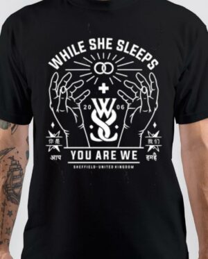 While She Sleeps Black T-Shirt