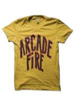 arcade fire yellow tshirt