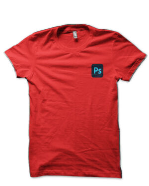 Adobe Photoshop Red T-Shirt
