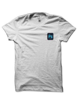 Adobe Photoshop White T-Shirt