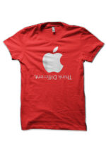 Apple Think Different Red T-Shirt