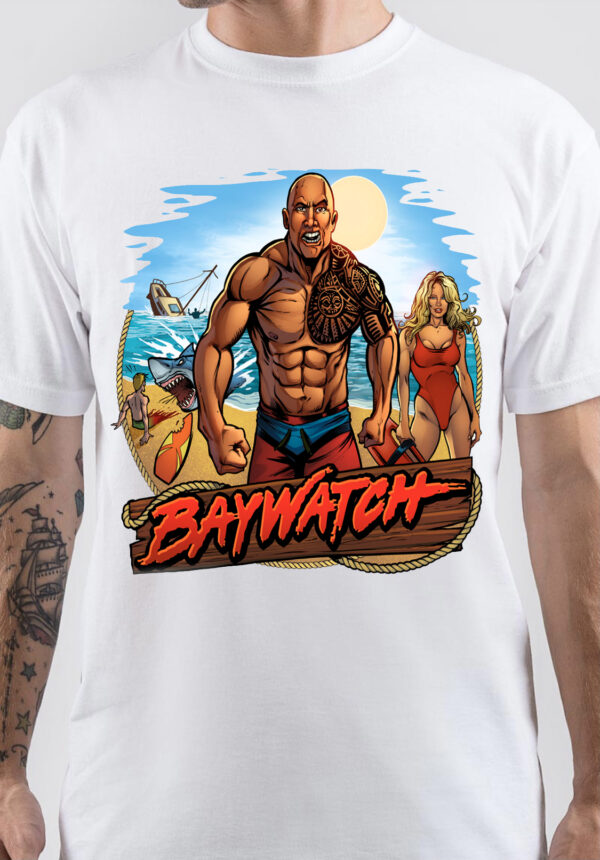 Baywatch The Rock T-Shirt