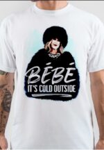 Bebe It's Cold Outside White T-Shirt