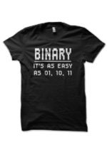 Binary Is Easy Black T-Shirt