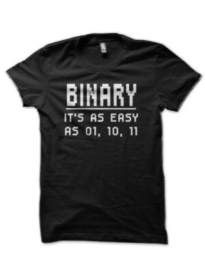 Binary Is Easy Black T-Shirt