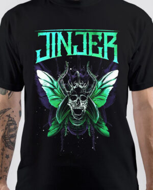 Butterfly Jinjer Band T-Shirt
