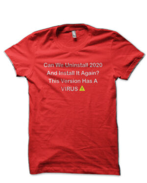 Coronavirus Red T-Shirt