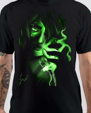 Custom Green Art Design T-Shirt