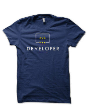 Developer Navy Blue T-Shirt