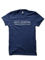 Digital Marketing Is My Hustle Navy Blue T-Shirt