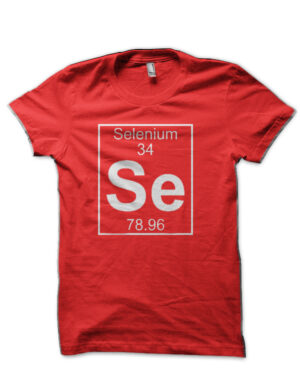 Element 34 Se Selenium Red T-Shirt