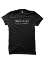 Error 404 Black T-Shirt