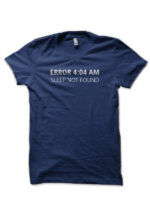 Error 404 Navy Blue T-Shirt