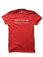 Error 404 Red T-Shirt
