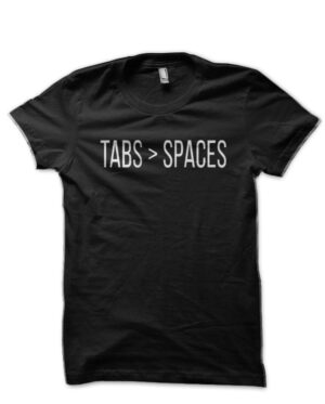 Funny Space Developer Black T-Shirt