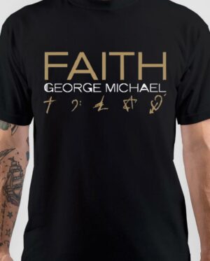George Michael Faith Black T-Shirt