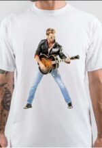 George Micheal White T-Shirt