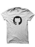 Github White T-Shirt