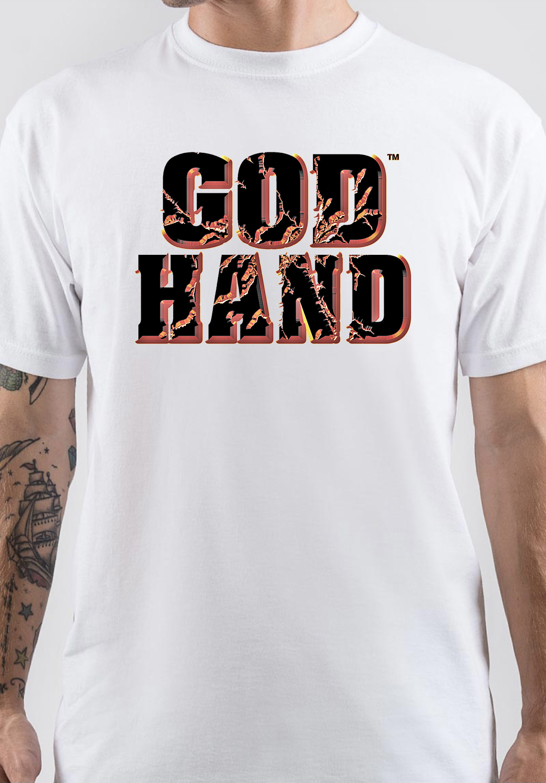 God Hand Game Logo T-Shirt