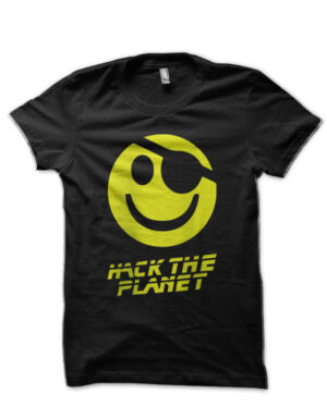 Hack The Planet Black T-Shirt