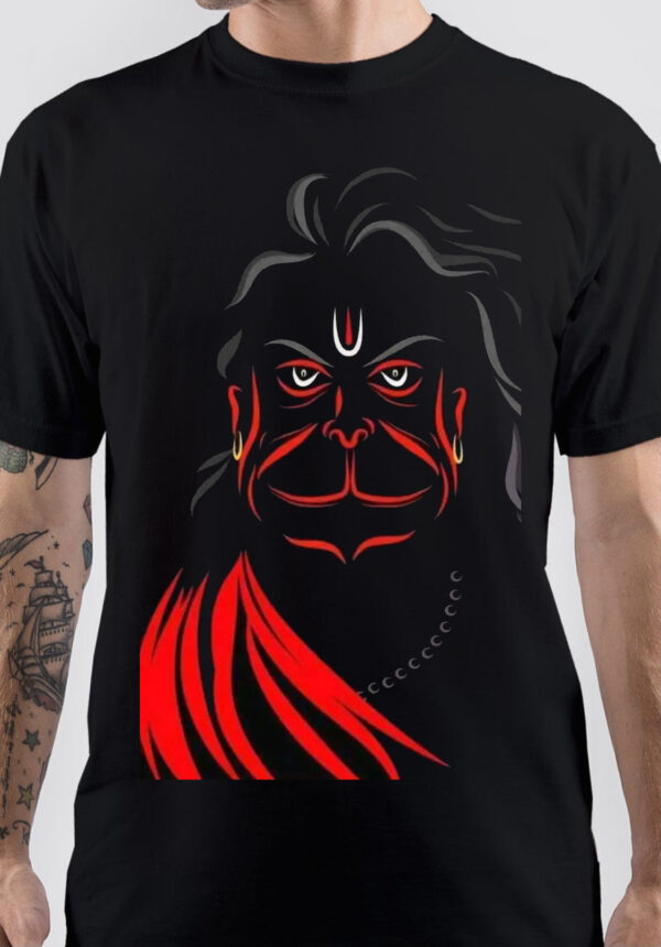 Hanuman Black T-Shirt