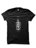 I work Nine To Wine Black T-Shirt