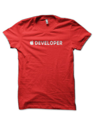 IOS Developer Red T-Shirt