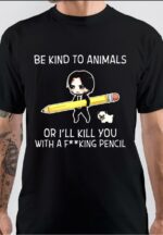 John Wick Be Kind To Animals Black T-Shirt