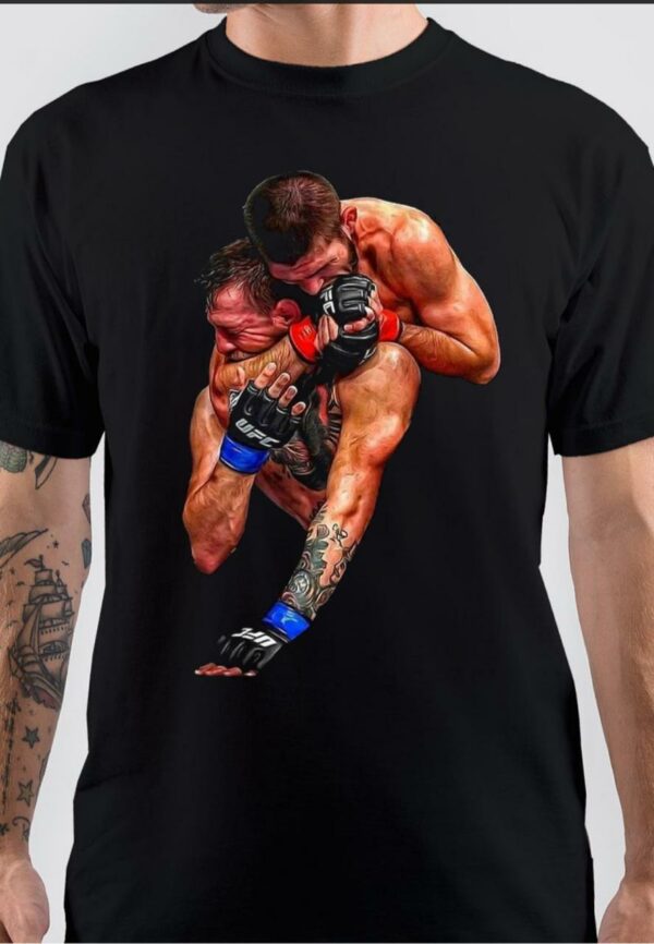 Khabib Nurmagomedov Vs Conor Mcgregor Black T-Shirt